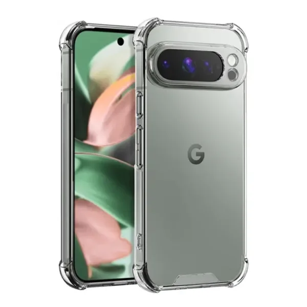 For Google Pixel 10 XL Anti-Burst Protective Shockproof Clear TPU Gel Case