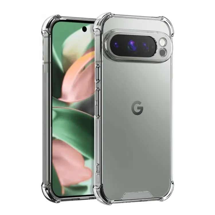 For Google Pixel 10 XL Anti-Burst Protective Shockproof Clear TPU Gel Case