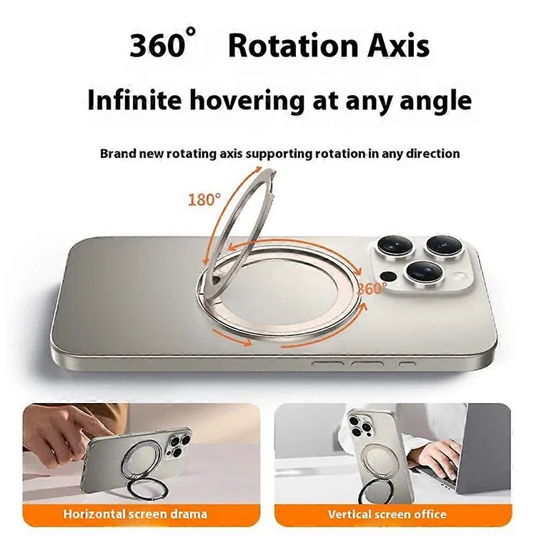 Magnetic Magsafe Rotating Fold Out Stand With Adhesive
