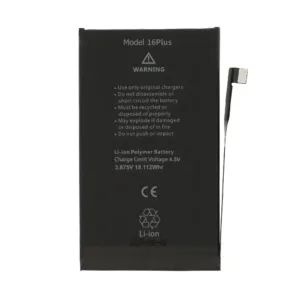 For iPhone 16 Plus AAA Quality 4674mAh Replacement Battery