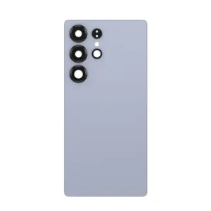 For Samsung S938 Galaxy S25 Ultra Rear Back Glass / Battery Cover With Camera Lens - Titanium Silverblue