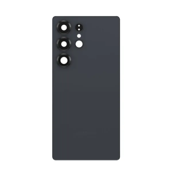 For Samsung S938 Galaxy S25 Ultra Rear Back Glass / Battery Cover With Camera Lens - Jet Black