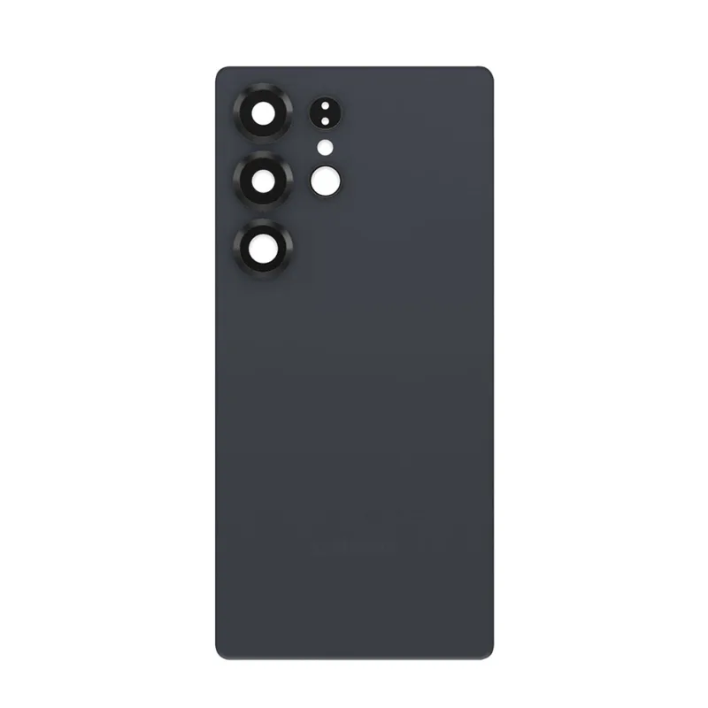 For Samsung S938 Galaxy S25 Ultra Rear Back Glass / Battery Cover With Camera Lens - Jet Black