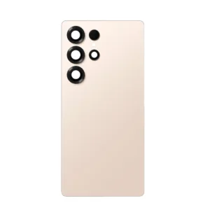 For Samsung S938 Galaxy S25 Ultra Rear Back Glass / Battery Cover With Camera Lens - Titanium Pinkgold