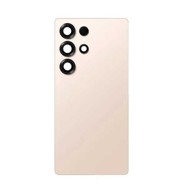 For Samsung S938 Galaxy S25 Ultra Rear Back Glass / Battery Cover With Camera Lens - Titanium Pinkgold