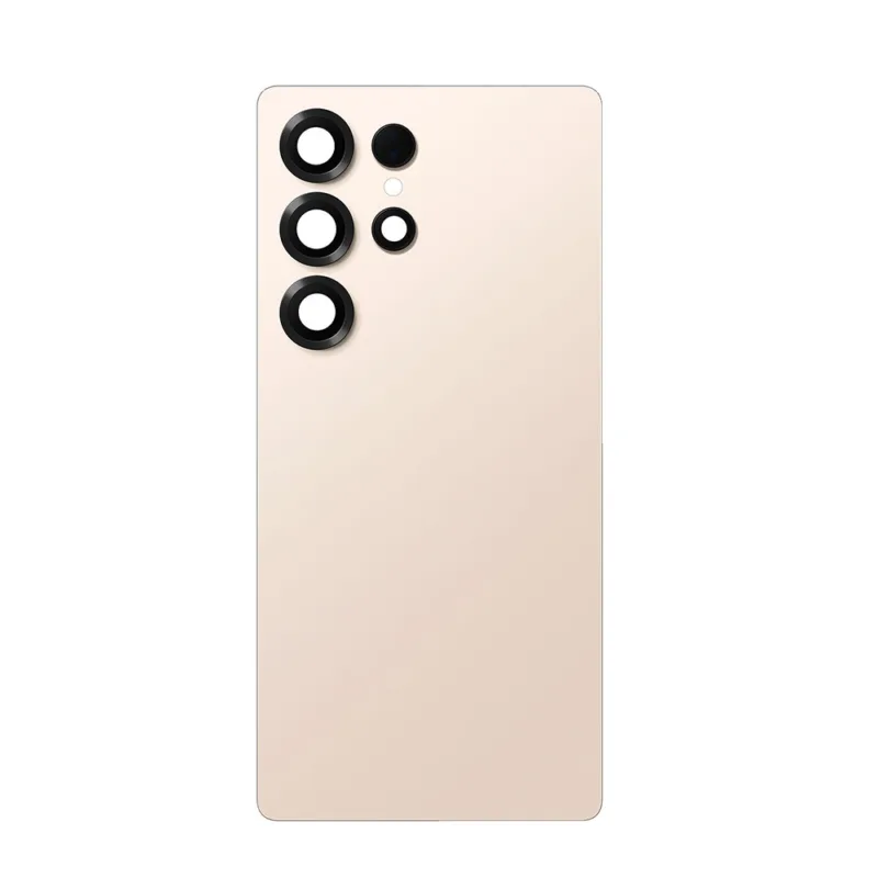 For Samsung S938 Galaxy S25 Ultra Rear Back Glass / Battery Cover With Camera Lens - Titanium Pinkgold