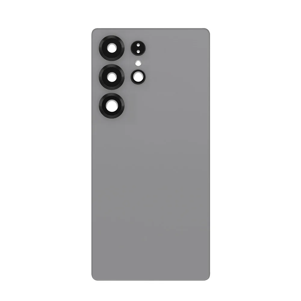 For Samsung S938 Galaxy S25 Ultra Rear Back Glass / Battery Cover With Camera Lens - Titanium Grey For Samsung S938 Galaxy S25 Ultra Rear Back Glass / Battery Cover With Camera Lens - Titanium Grey