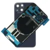 For iPhone 14 Rear Back Glass Battery Cover With NFC Flex, Frame & Magnets – Black