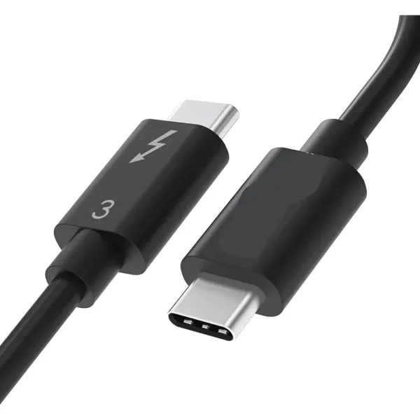 Thunderbolt 3 USB-C Fast 100W 40Gbps Cable (Intel Certified) - 1 Metre 1M