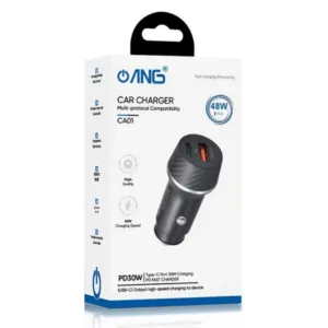 ANG Twin Port QC PD 30W Fast Car Charger