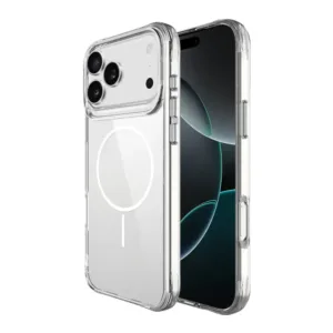 For iPhone 15 / 16 / 17 Clear Magsafe Charging PC TPU Case Cover