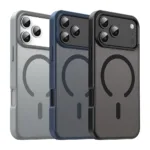 For iPhone 15 / 16 / 17 Matte Magsafe Charging PC TPU Case Cover