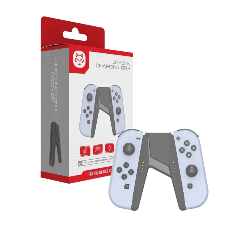 For Nintendo Switch / Switch OLED Joy Con Charging Grip – Black