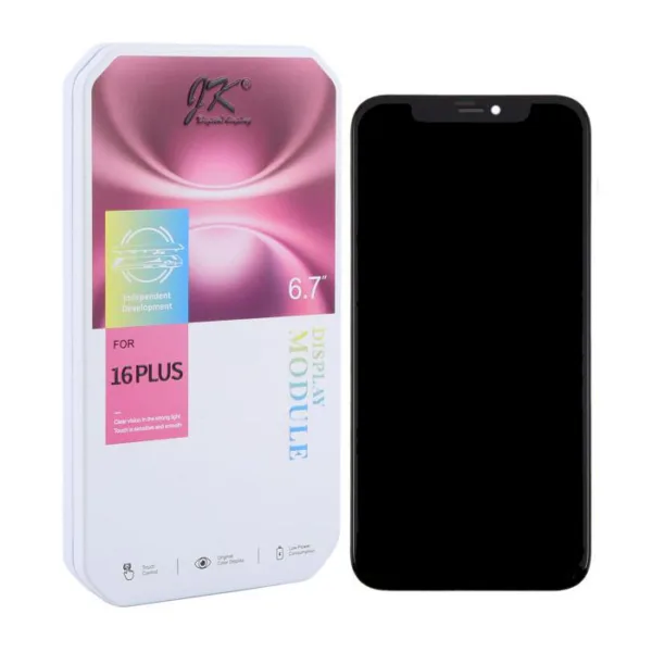 For iPhone 16 Plus JK Incell High Colour Premium ESR LCD Screen & Touch Digitiser (IC Swappable)