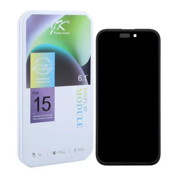 For iPhone 15 JK Incell High Colour Premium ESR LCD Screen & Touch Digitiser (IC Swappable)
