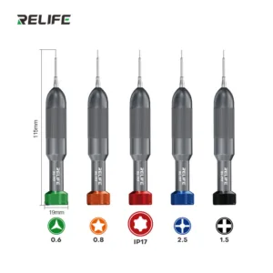 RELIFE RL-717A High Precision Rocket-Head Screwdriver Tool Set For iPhone 17