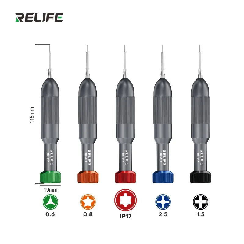 RELIFE RL-717A High Precision Rocket-Head Screwdriver Tool Set For iPhone 17