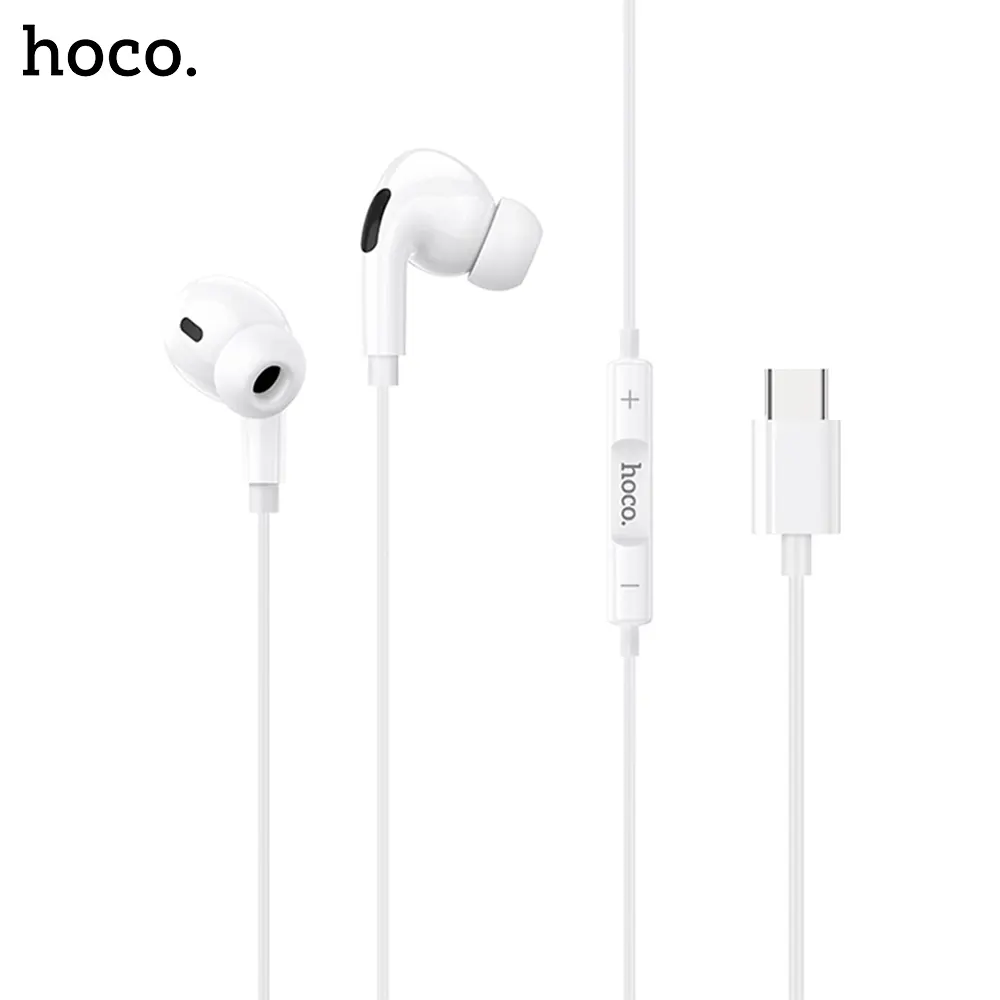 HOCO M83 Digital Wired Earphones With Mic For USB-C HOCO M83 Digital Wired Earphones With Mic For USB-C