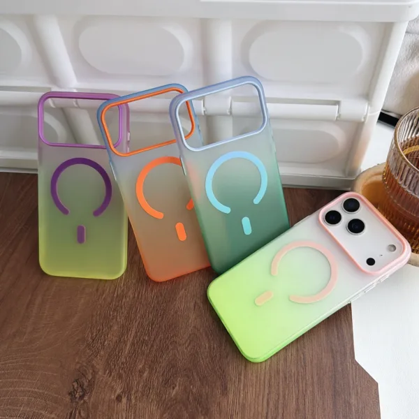 For iPhone 17 Pro / 17 Pro Max Colourful Ultra Thin Magsafe Compatible Case