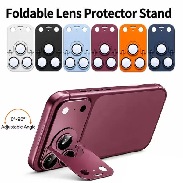 For iPhone 18 Pro Series Camera Lens Protector With Stand Bracket