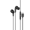 HOCO M83 Digital Wired Earphones With Mic For USB-C - Black